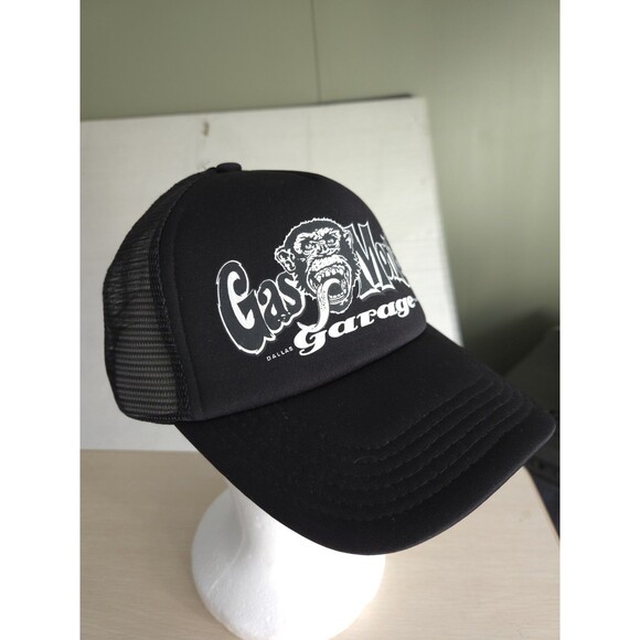 Gas Monkey Garage Adjustable  Trucker Hat Black & White  Baseball Caps - Picture 9 of 11